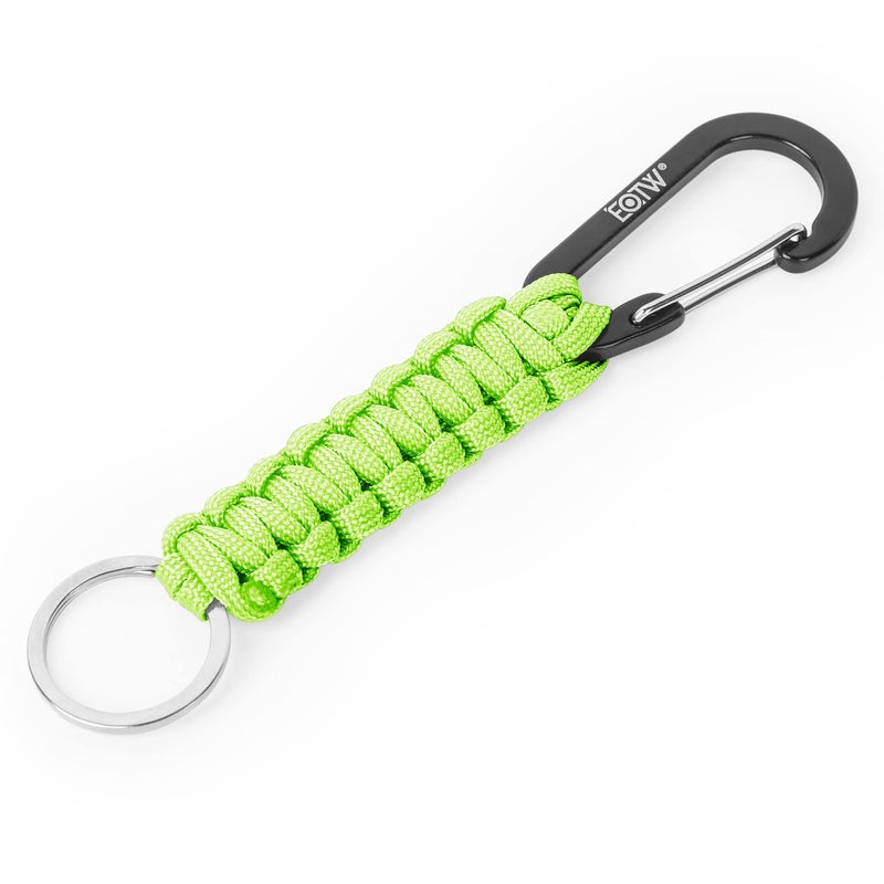 EOTW Carabiner Keychain,Paracord Keychain Small Aluminum Clip D Ring for Camping, Hiking, Fishing, Or As A Key Organizer - Image 1